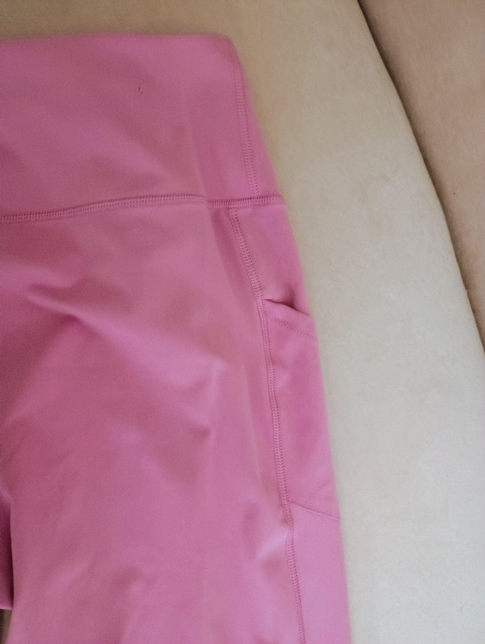Roxy Pink Active Leggings with Side Pocket - Picture 4 of 7